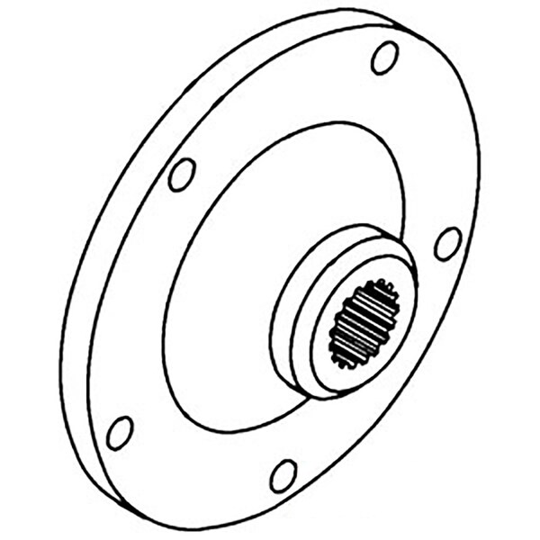 Aftermarket 164103A PTO Hub Fits Oliver Tractors 1750 1755 1850 1855 1950T 1955 CLO70-0112 - main